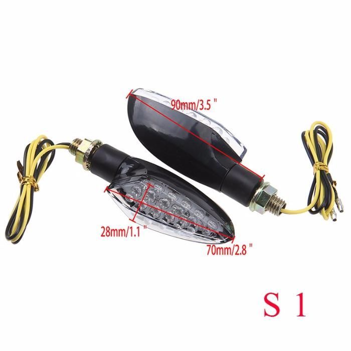 Piscas para mota universais led portes gratis