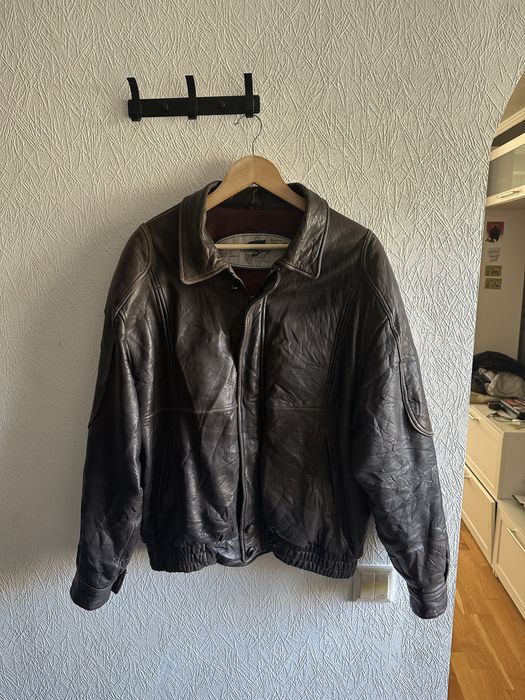 vintage leather jacket - купити товари моди та стилю - Ціна на OLX.ua