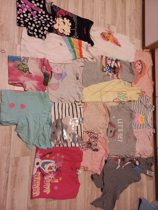 Ubrania(paka) dla dziewczynki 128-134