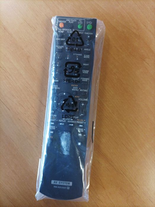 Comando Remoto Sony - Amplificador Av System -RM-ADU007
