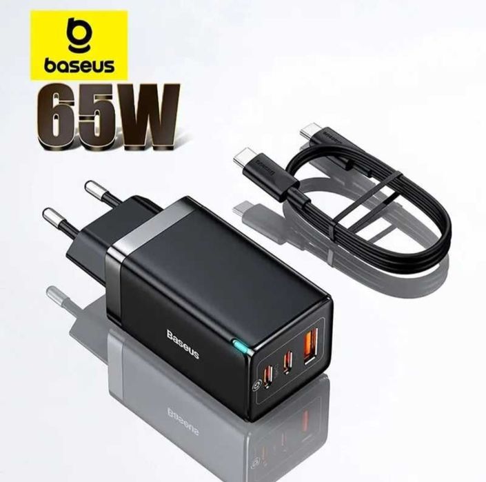 Зарядний пристрій Baseus Gan5 Pro 65w