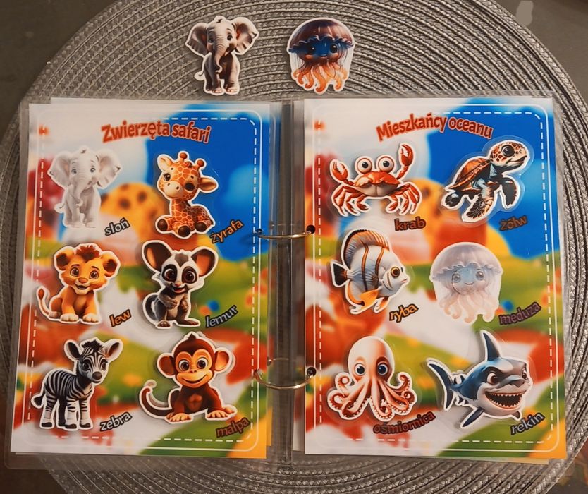 Książeczka na rzepy A5