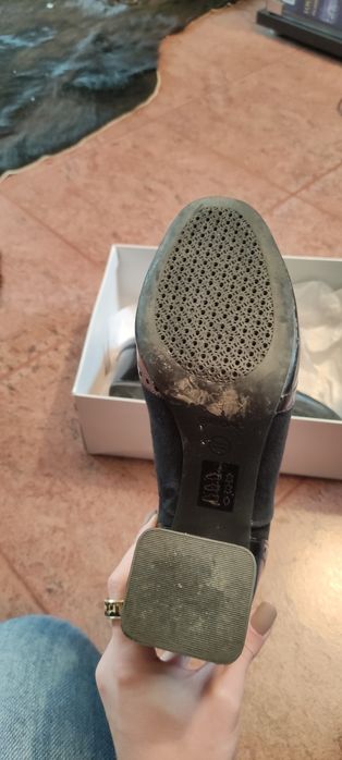 Buty ze skóry naturalnej skórzane skóra czarne lakierowane geox