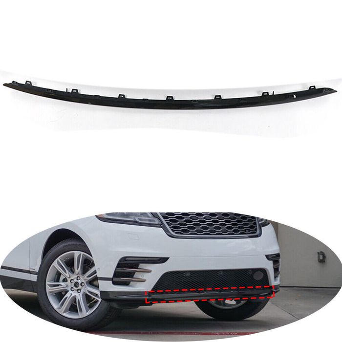 Вставка молдинг переднего бампера land rover range rover l560 velar