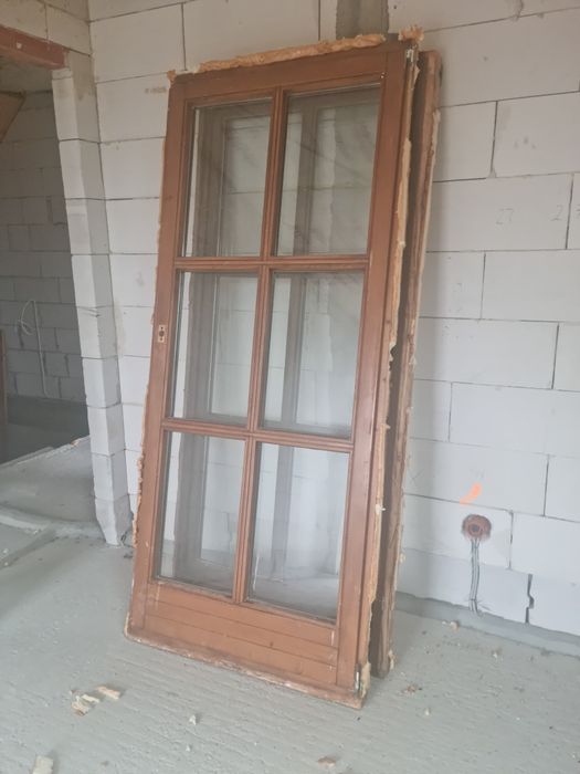 Okna i drzwi tarasowe balkonowe z demontażu