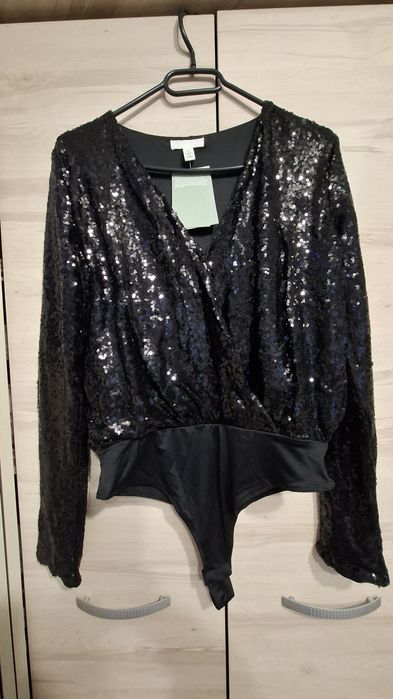 Nowe z metka body cekinowe sylwester walentynki