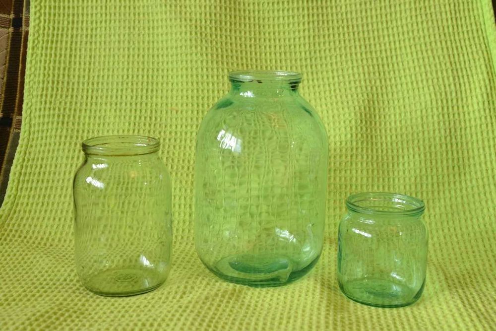 Продам скляні банки 3л, 1л, 0,5л, 0,2л