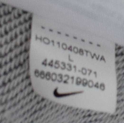 Nike szara bluza chłopięca 152 - 158 r. 12 / 13 logowana