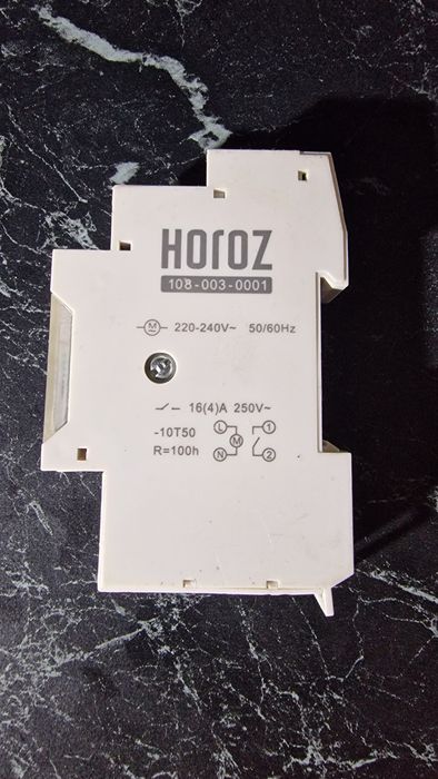 Механический суточный таймер (реле времени) Horoz Electric TIMER-3