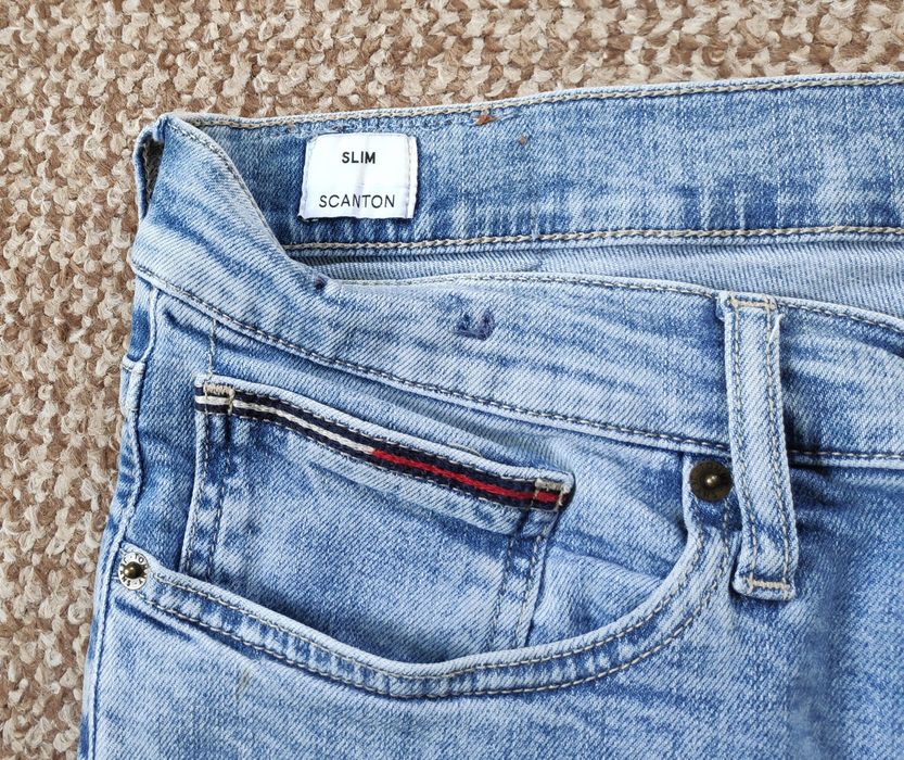 Tommy Hilfiger slim scanton джинсы голубые оригинал W34 L32