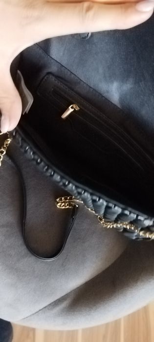 ładna torebka pikowana orsay  łańcuszek