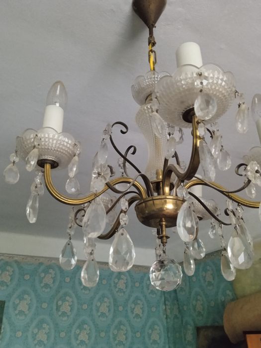 Люстра,хрустальная Богемия,люстры,Люстра,кришталева Чехословакія