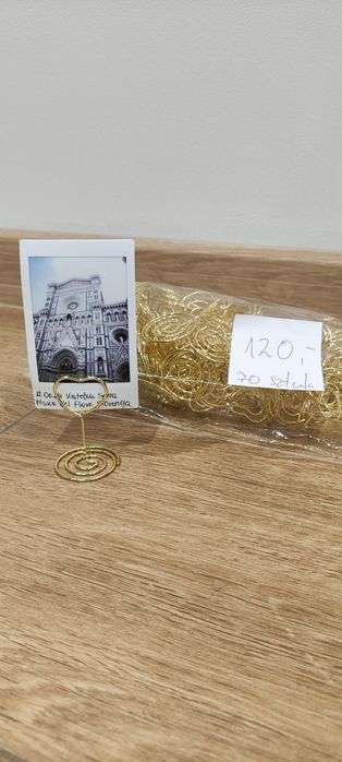 Stojaki na winietki, stoaczki do stołów dla gości, na zdjęcia itd.
