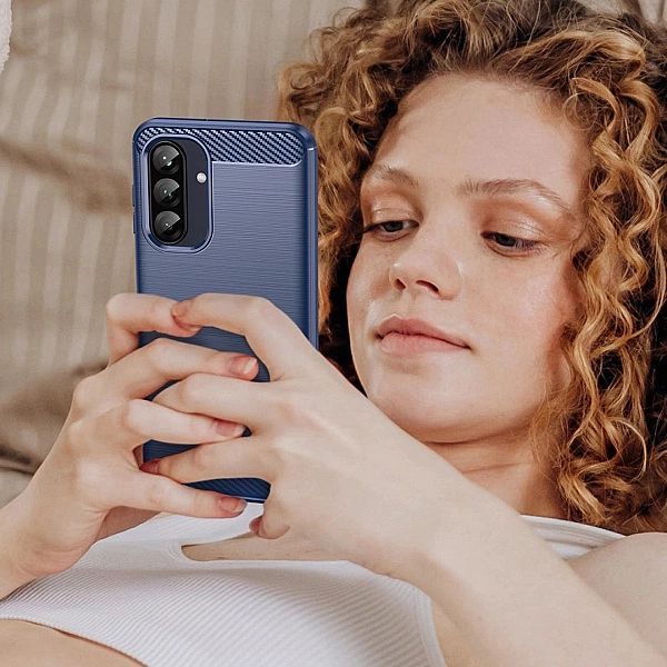 Carbon Case Samsung Galaxy A26 Blue