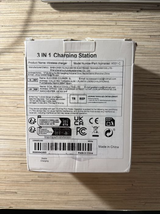 Безпроводное зарядное устройство, для телефона, часов,наушиков