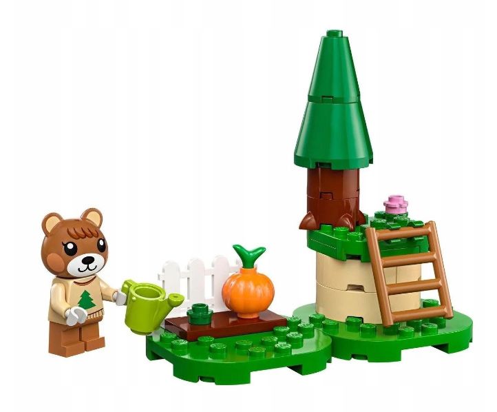 Lego Animal Crossing Isabelle’s House Visit + Maple’s Pumpkin Garden