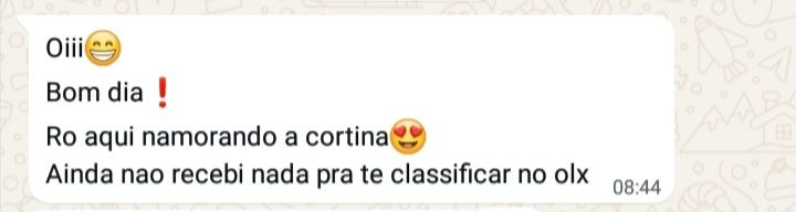 Cortina onda perfeira por medida