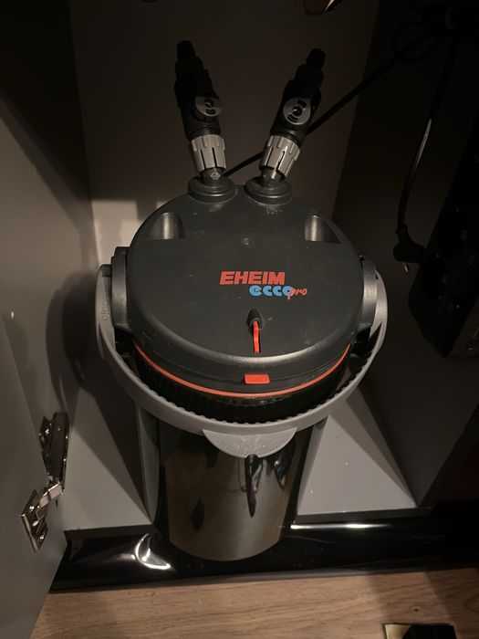 Zestaw akwarium 64l filtr kubełek Eheim ecco pro +media + akcesoria!!