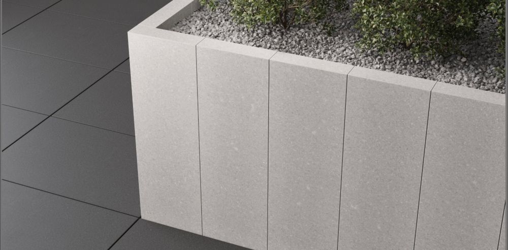 Palisada  betonowa ENTRADA SLIM wys. 90cm szer. 30 cm