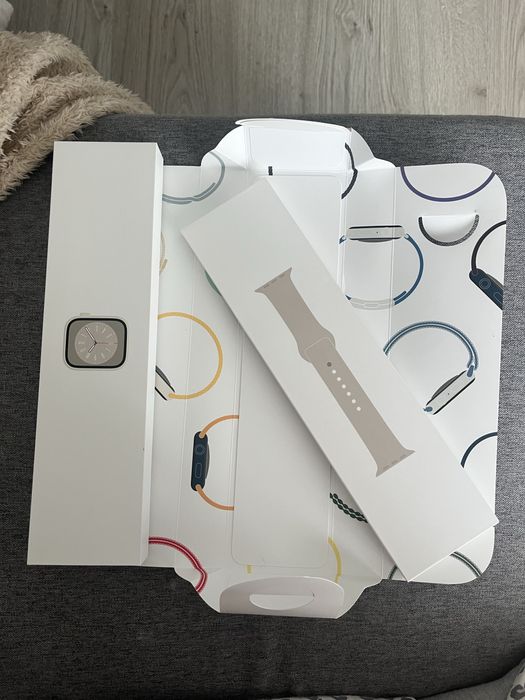 Apple Watch Series 8 45mm — Excelente estado + Caixa original