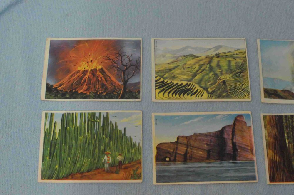 Colecção Maravilhas do Mundo (série de 250 cromos) Vintage Anos 60