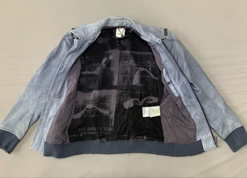 Чоловіча шкіряна куртка Diesel, розмір M