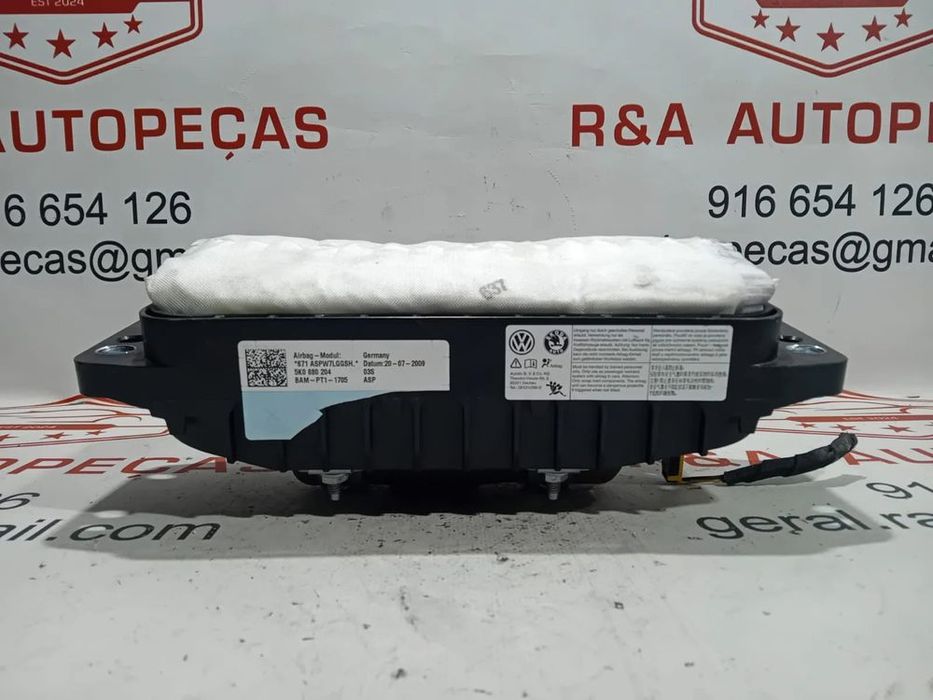 Airbag Passageiro Pendura Tablier VW Golf VI 6 Scirocco 5K0880204