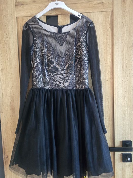 Sukienka czarna tiul