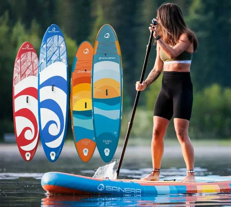 ТОП-НОВИНКА SPINERA Supventure 10'6 САП борд board доска SUP дошка SUP дошка 2 шари слоя доска надувна Stand Up Paddle board борд SUB SAP надувная