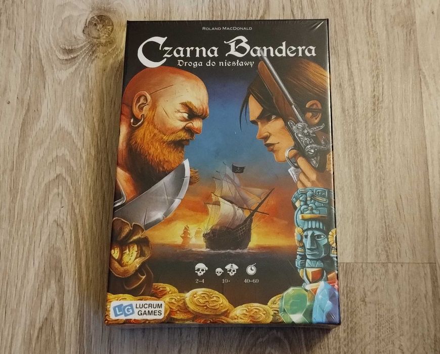 Czarna bandera: Droga do niesławy, gra planszowa, nowa, w folii