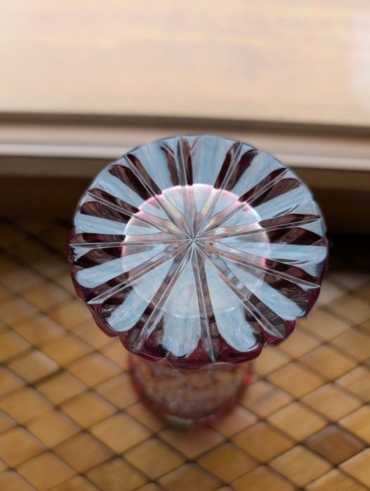 Wazon kryształowy Lausitzer Glas DDR