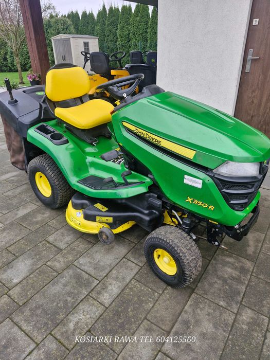 Kosiarka traktorek JOHN DEERE X350R 20hp kawasaki 2020r
