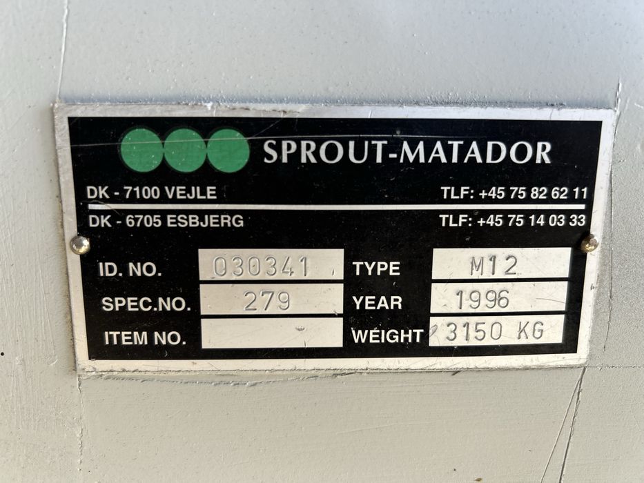 Sprout Matador M12 – granulator do pasz i peletu drzewnego – po remoncie