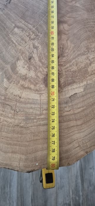 Stolik kawowy dębowy 80cm