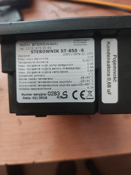 Sterownik pieca co tech st 850 i st22