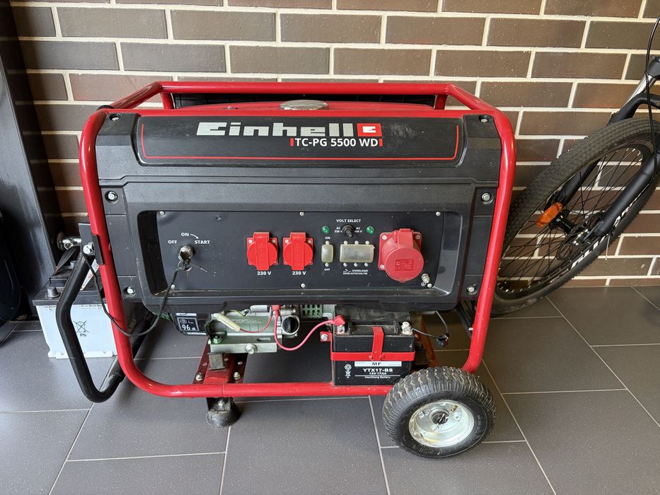 Бензиновий генератор Einhell TC-PG 5500 WD — 5,5 кВт / 230/400 В
