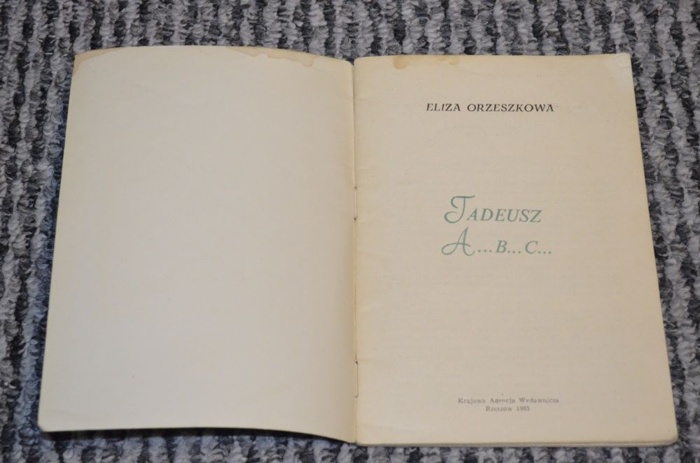 Tadeusz A...B...C...