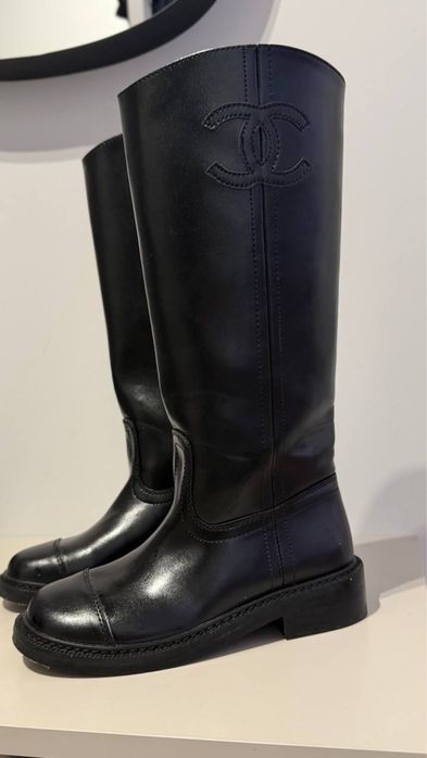 Продам сапоги в стиле chanel