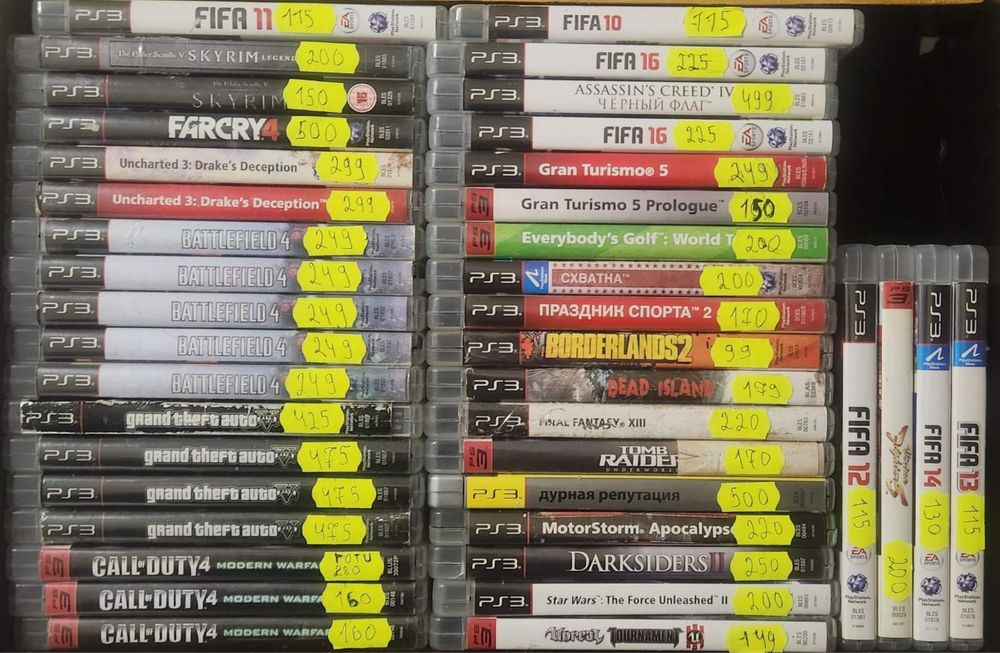 Ігри playstation 4/3/2 Xbox one/360 psp стан дуже хороший ціна за  лот