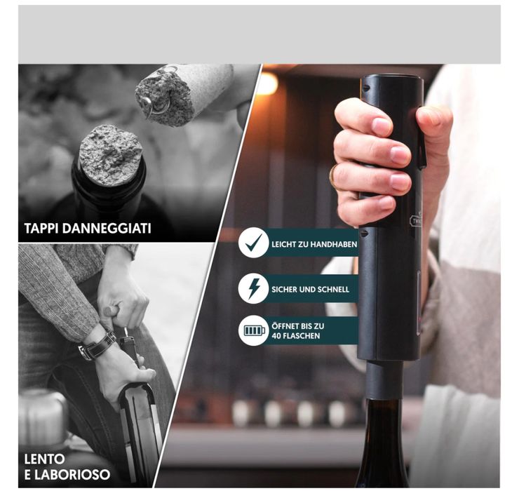 Elektryczny otwieracz do wina