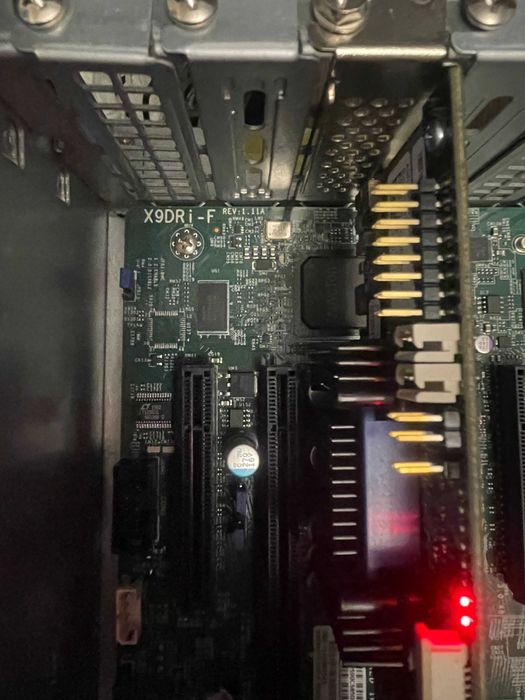 Сервер Server 2U Supermicro  X9DRi-F E5-2620 V2,  16Gb DDR3