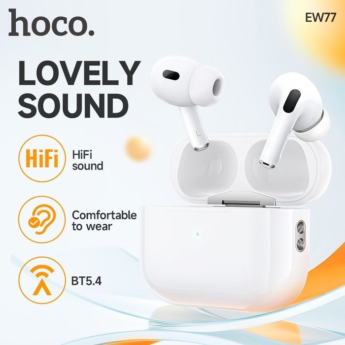 Вакуумные беспроводные Bluetooth TWS наушники Hoco EW77