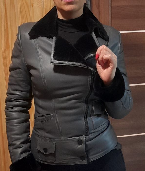 Натуральная дубленка 42-44