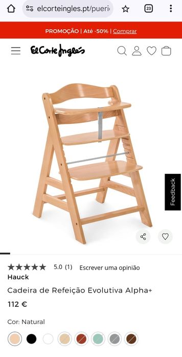 Cadeira hauk alpha + (tipo stoke tripp trapp)