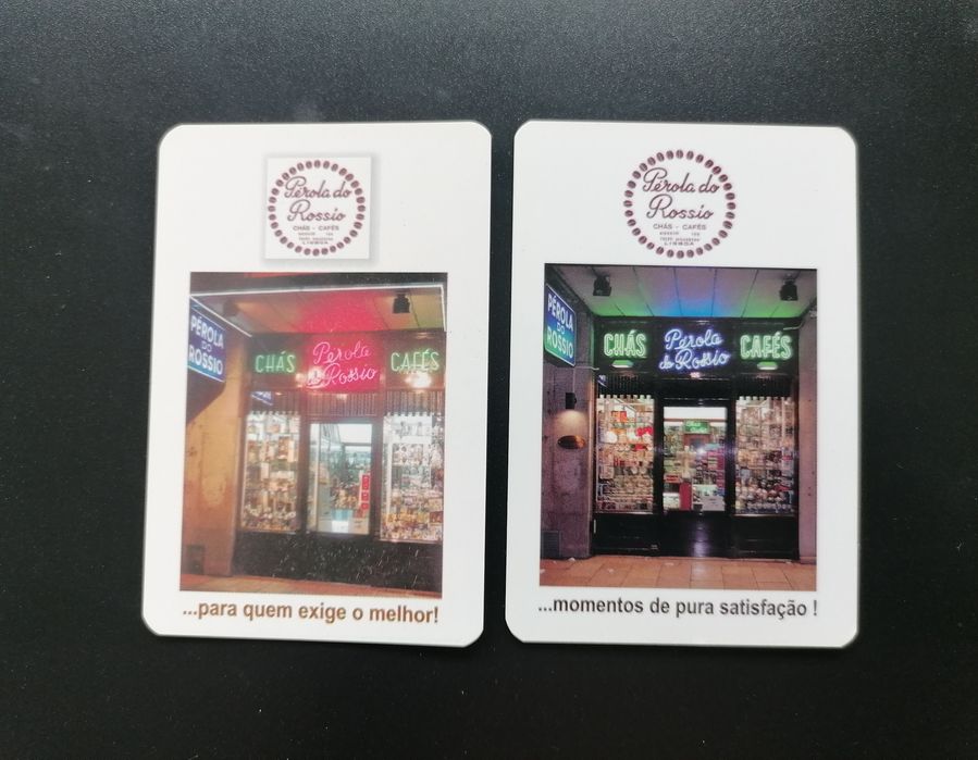 Conjunto de 2 calendários da marca de cafés Pérola do Rossio