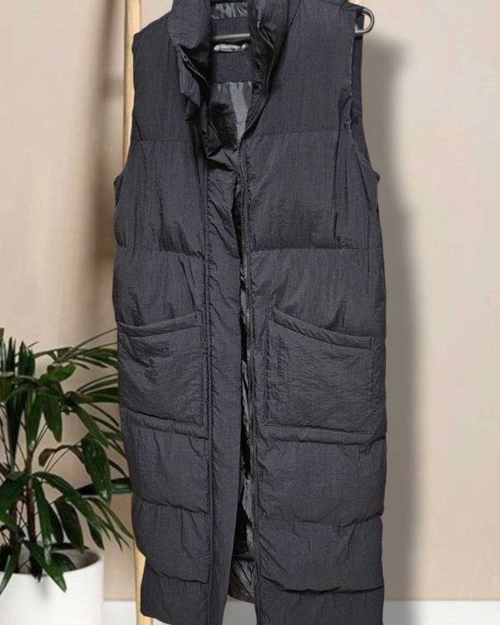 Ультралегкий длинный жилет на молнии oversize i saw it first, L/XL