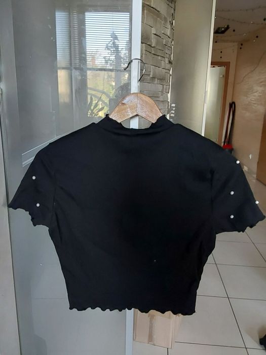 Czarny top damski
