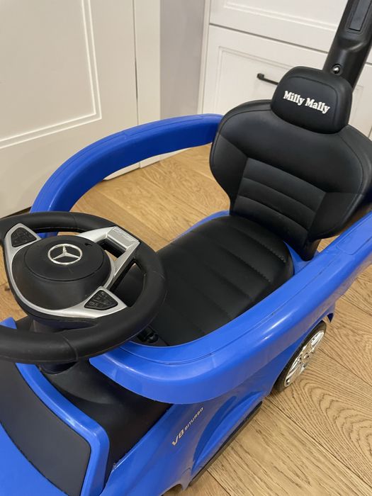 Jeździk Auto Pchacz Mercedes AMG dla dziecka 4w1 z rączką Icoon autko