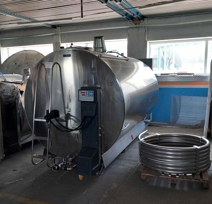 Schładzalnik do mleka , Zbiornik Wedholms 8000L rok 2009 , Gwarancja , Roboty