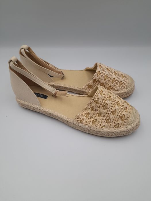 Nowe espadryle Lilly Rose beż rozmiar 38/37